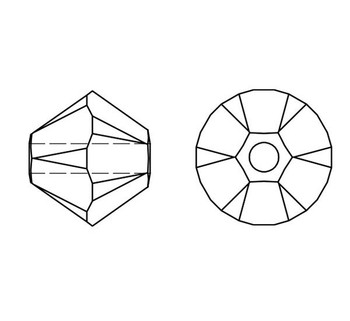 Swarovski Crystal Crystal 5328 4mm Bicones