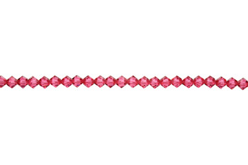 Swarovski Crystal Indian Pink 5328 4mm Bicones