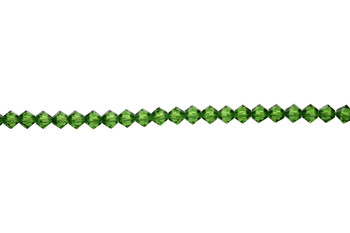 Swarovski Crystal Fern Green 5328 4mm Bicones