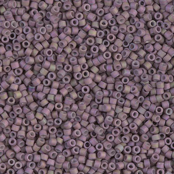 Delicas Size 11 Miyuki Seed Beads -- 1064 Matte Metallic Orchid AB