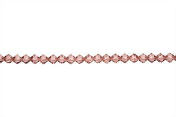 Swarovski Crystal Blush Rose 5328 4mm Bicones