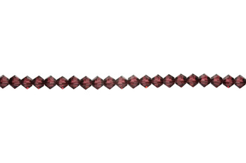 Swarovski Crystal Burgundy 5328 4mm Bicones