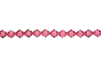 Swarovski Crystal Indian Pink 5328 6mm Bicones
