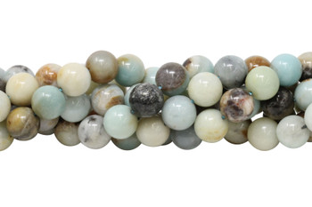 Amazonite Polished Multi Color 12mm Round