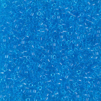 Delicas Size 11 Miyuki Seed Beads -- 1109 Ocean Blue Transparent