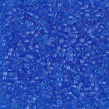 Delicas Size 11 Miyuki Seed Beads -- 1110 Azure Transparent