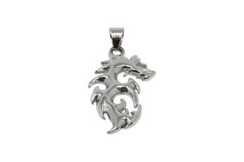 Stainless Steel 53x30mm Dragon