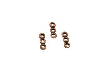 5mm 3 Hole Link - Copper Plated