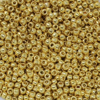 Size 8 Toho Seed Beads -- P471 Galvanized Gold