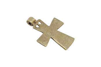 Indian Brass 28x43mm Cross