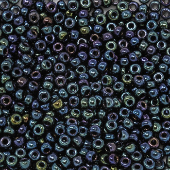 Size 8 Miyuki Seed Beads -- 452 Blue Iris