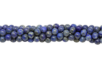 Natural Lapis Polished 6mm Round
