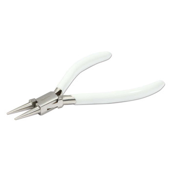 Round Nose White Handle Pliers