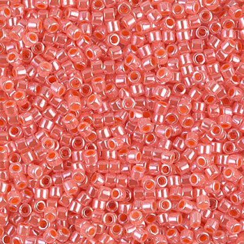 Delicas Size 10 Miyuki Seed Beads -- 235 Salmon Luster