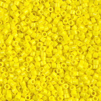 Delicas Size 10 Miyuki Seed Beads -- 721 Opaque Yellow