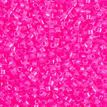 Delicas Size 10 Miyuki Seed Beads -- 2035 Luminous Wild Strawberry