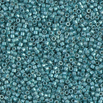 Delicas Size 11 Miyuki Seed Beads -- 1183 Galvanized Dark Aqua Semi Matte