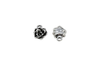 Succulent Charm - Silver Plated