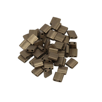 5mm Tila Beads -- Metallic Bronze Matte