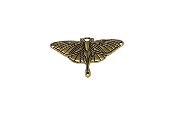 Luna Moth Pendant Link - Gold Plated