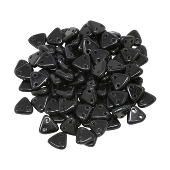 CzechMates® Triangle Beads -- Jet