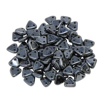 CzechMates® Triangle Beads -- Hematite