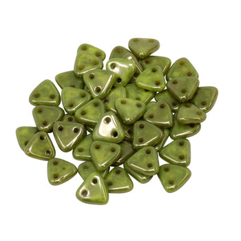 CzechMates® Triangle Beads -- Chartreuse