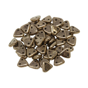 CzechMates® Triangle Beads -- Bronze