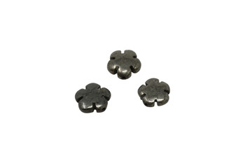 Pyrite Polished 12mm Flower