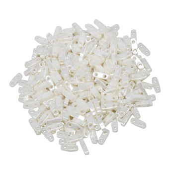 Quarter Tila Beads -- Ivory Ceylon