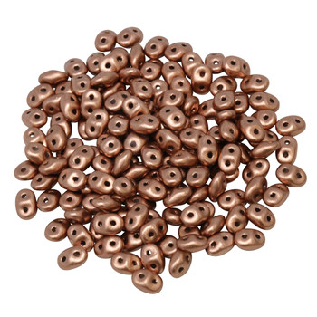 Matubo Mini SuperDuo -- Metallic Copper Matte