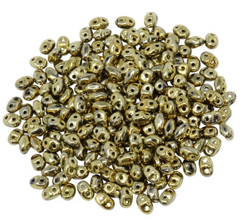 Matubo Mini SuperDuo -- Polished Brass