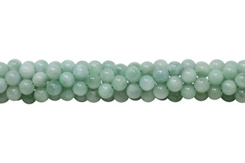 Green Angelite  A Grade Russia Polished 8mm Round