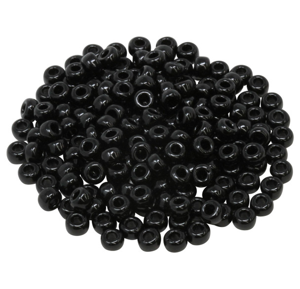 Size 5 Miyuki Seed Beads -- Black