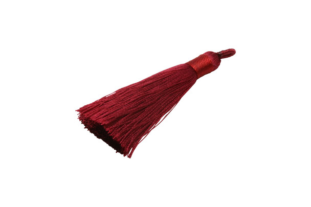 Dark Red 2.5 Inch Tassel
