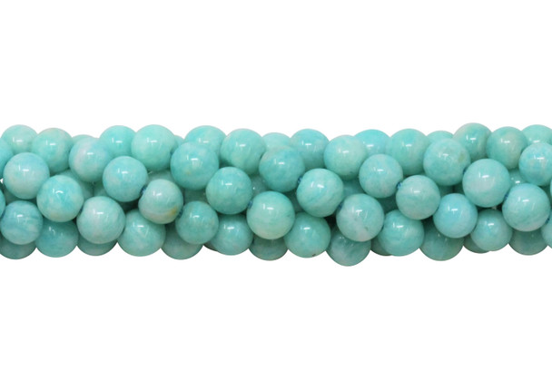 Brazilian Amazonite A Grade Polished 5.5mm Round