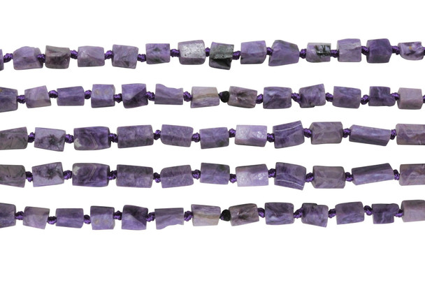Charoite Polished 8x6mm Rough Cut Nugget