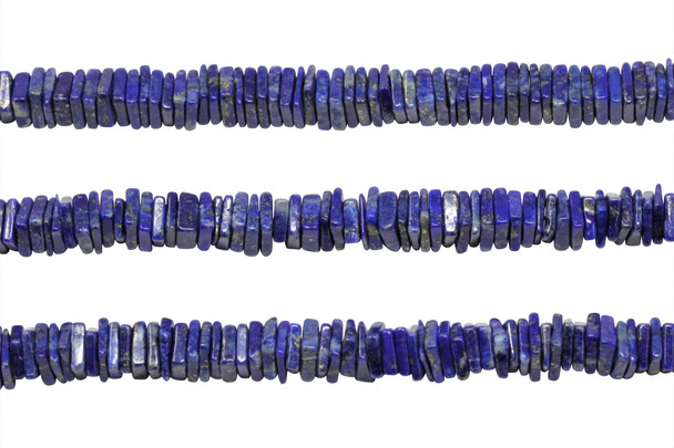 Lapis Polished 6mm Heishi Square