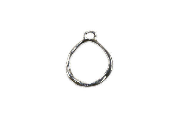 Small Organic Circle - Sterling Silver