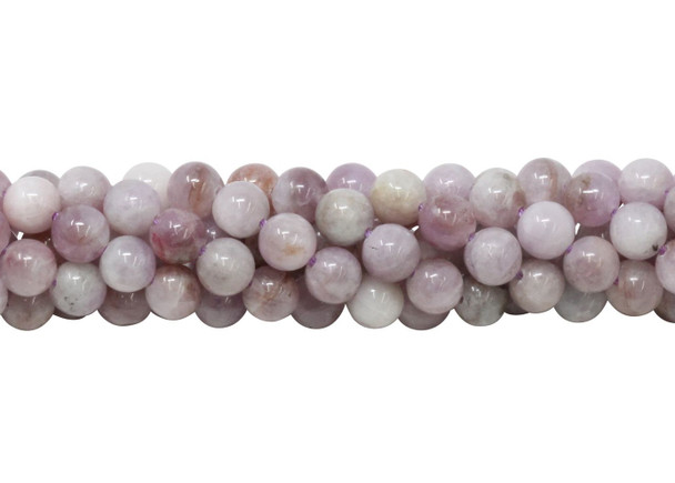 Brazilian Kunzite Polished 6mm Round - Multi Purple