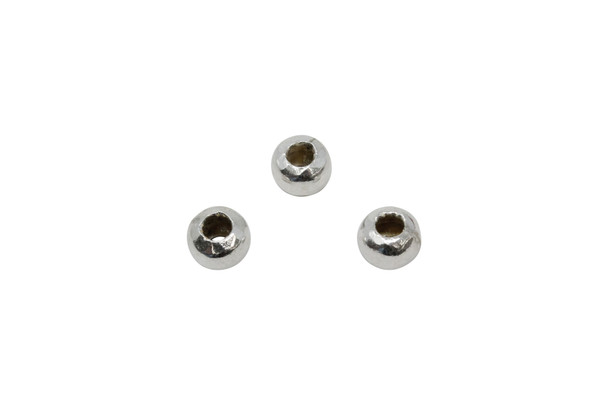 Hammered 5x7mm Rondel - 3mm Hole - Sterling Silver