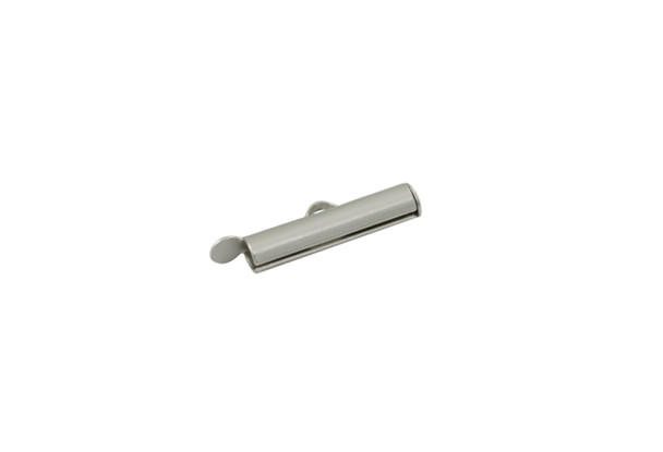 Satin Rhodium 20mm Slide Tube