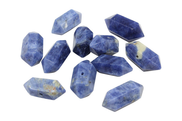 Sodalite Polished 25-30mm Point Bead