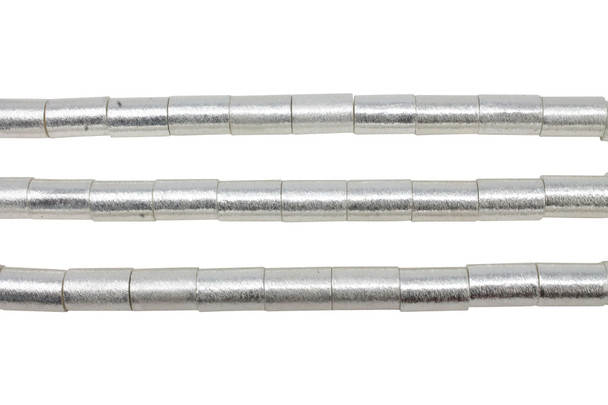 Light Silver Plated 10x15mm Cylinder