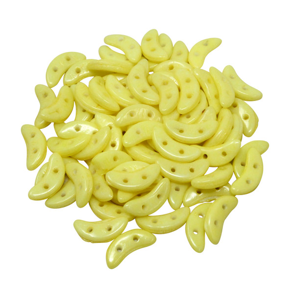 CzechMates® Crescent Beads -- Opaque Buttercup