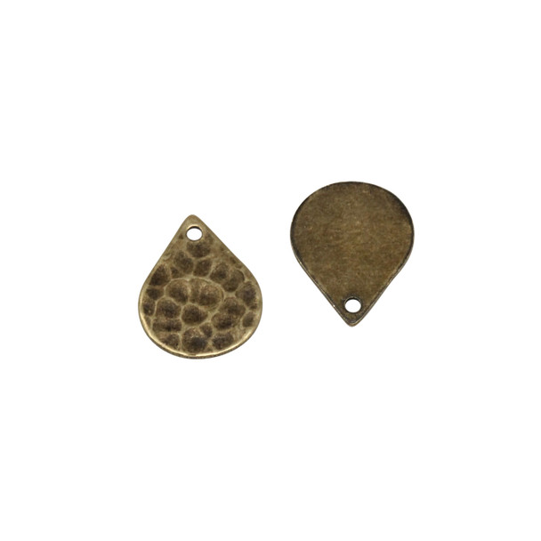 Antique Brass 10x13mm Drop