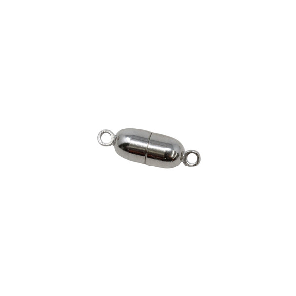 Silver 6x12mm Rice Magnetic Clasp