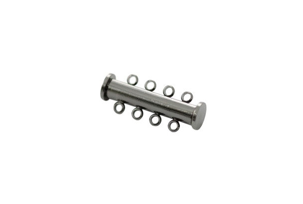 Gunmetal 26x10mm 4- Hole Magnetic Slide Clasp