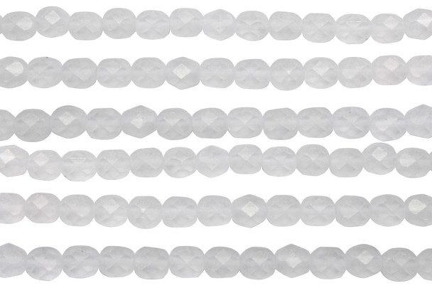 Fire Polish 6mm Faceted Round - Sueded Gold Crystal