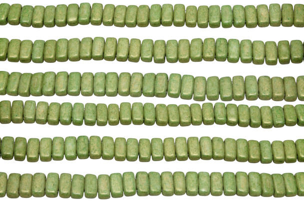 CzechMates® 6x3mm 2 Hole Bricks -- Pacifica Avocado